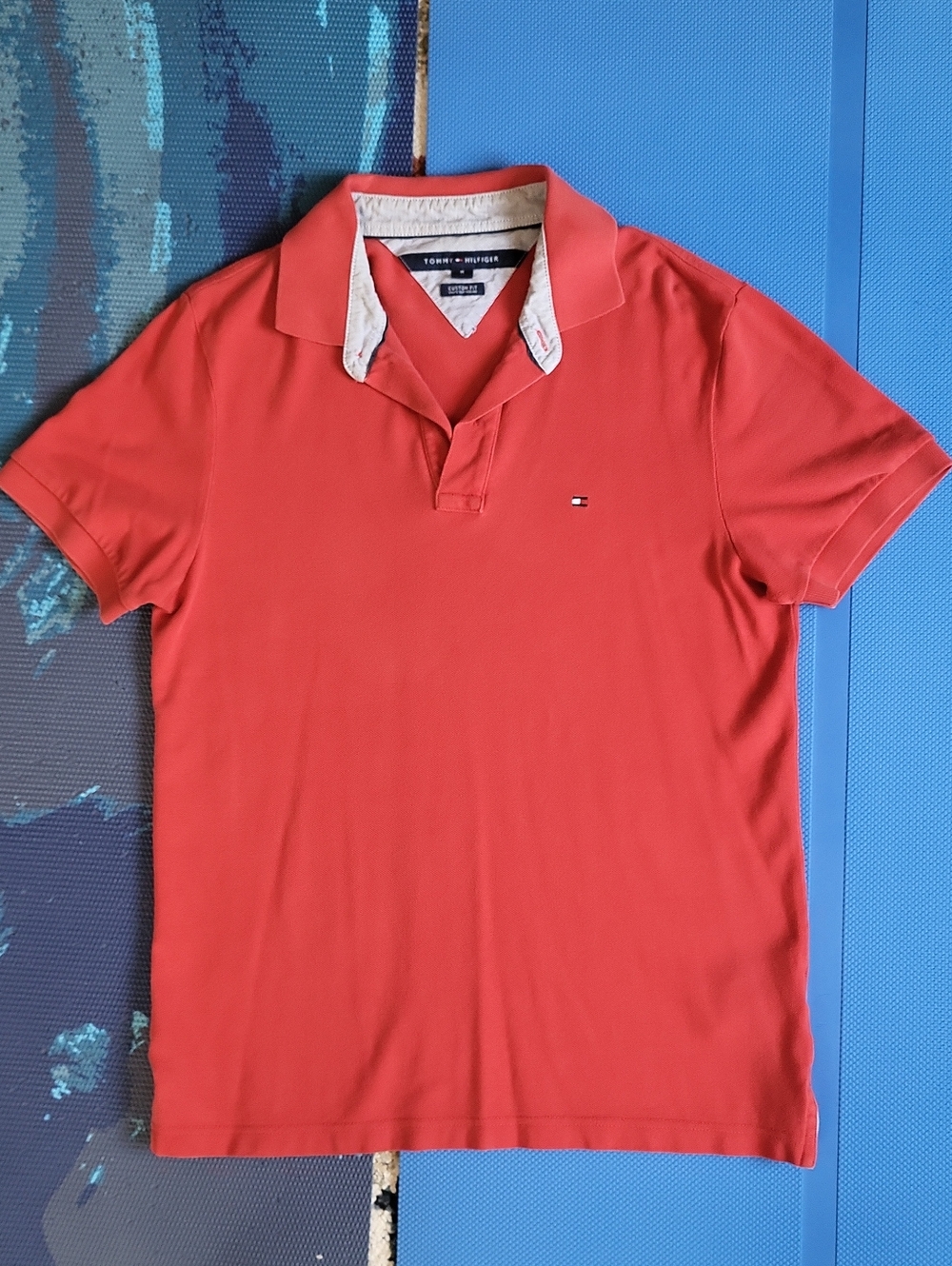 Tommy Hilfiger Red Short Sleeve Polo